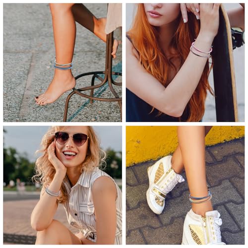 Pulseras tejidas ajustables boho Oubaka 12 unidades miniatura 7