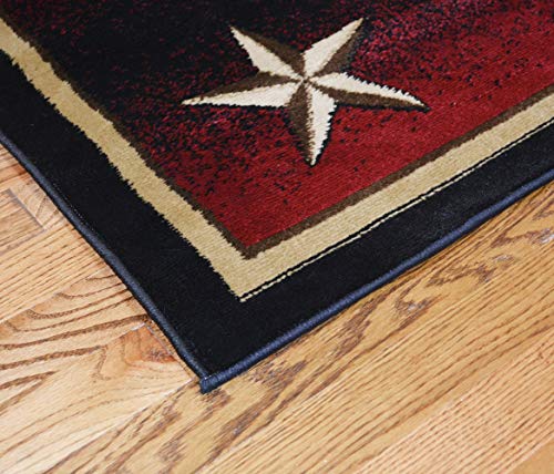 Tapete Área Western Lodge Red Star 2x3 miniatura 4