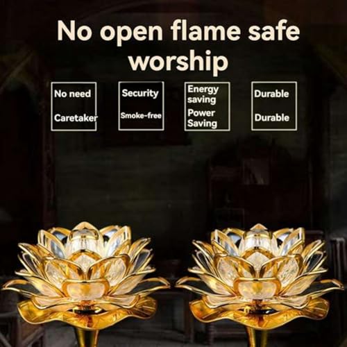Lámpara budista enchufable de doble uso con iluminación LED eficiente pack de 2 5