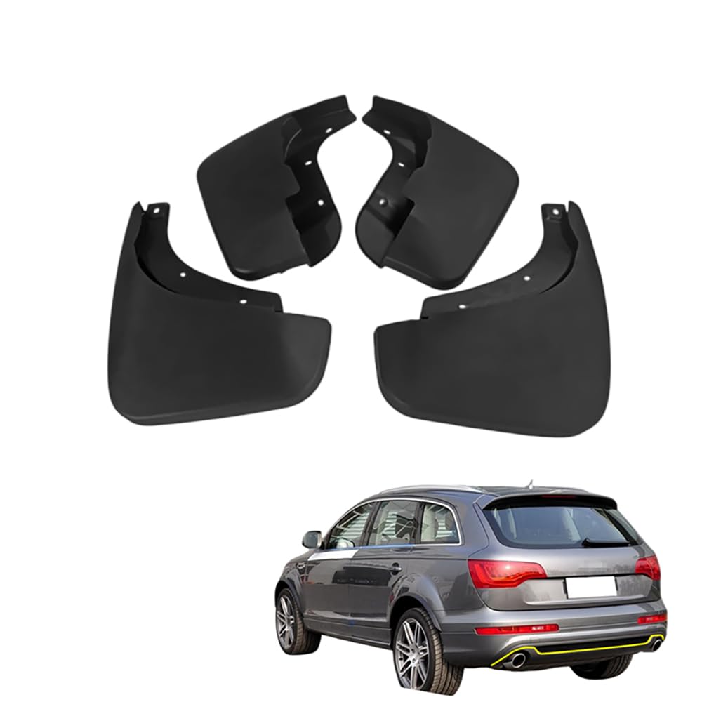 AMHVMU 4pcs Mud Flaps for Audi Q7 Sport 2006-2015