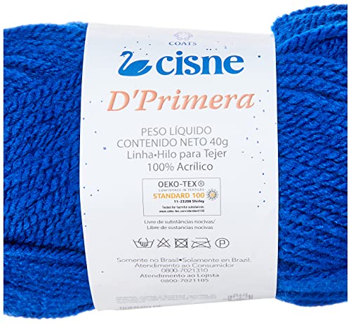 Lã Para Tricô Cisne D'primera 40g Azul França