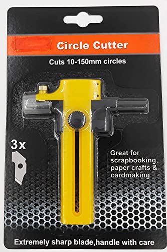 Image of 10-150 mm Circle Cutter Circle Rotary Tool Trimmer Round Knife for Cutting Paper Art and Craft