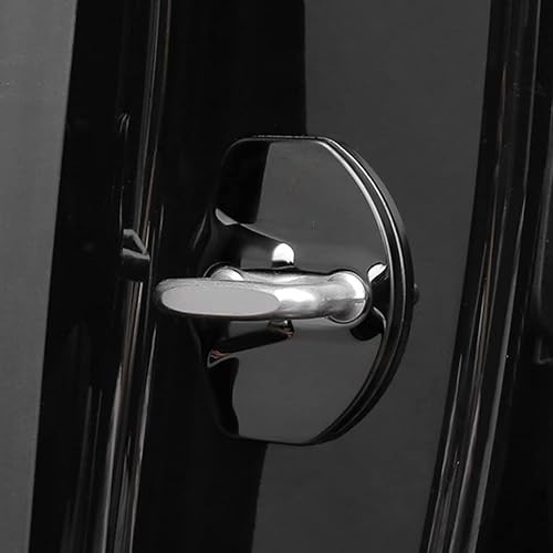 Miniatura 3 de Compatible con Tesla Model 3 2016-2023 - Cubierta de bloqueo de puerta de automóvil para modelo Y, cubierta de tope de puerta con protector de acero