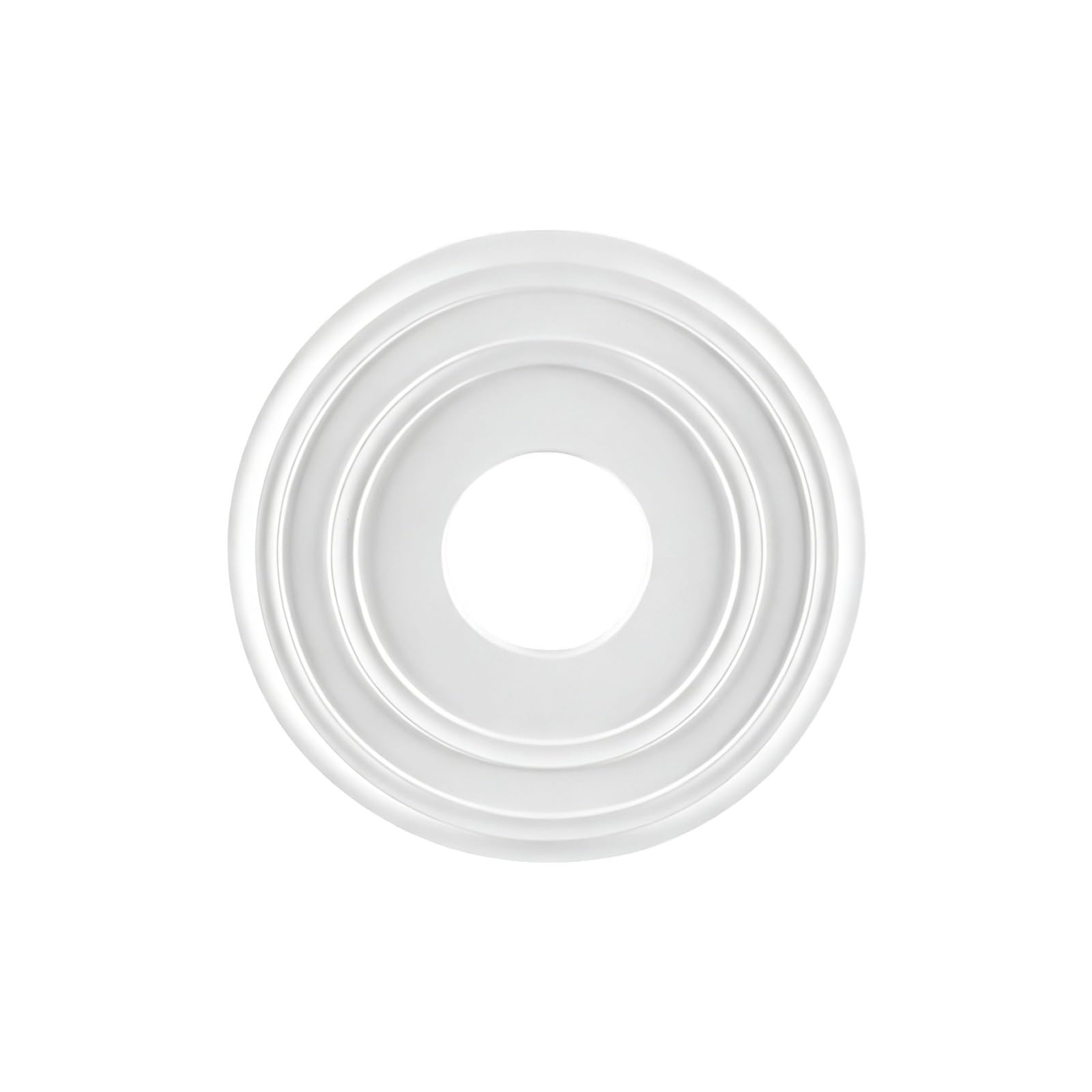 Geavonyg Decorative PU Panel Ceiling Light Fixtures Cover Indoor Use Simple Ceiling Light Fixture Medallions Bases
