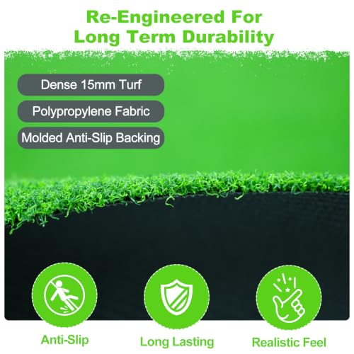 Durbles 10 x 6 ft Anti-Slip Turf