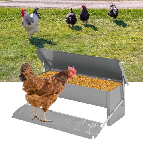 Kerbl Futterautomat Mit Standfüßen – 14,4 L/12 Kg Für Hühner, Enten & Küken, Lebensmittelecht