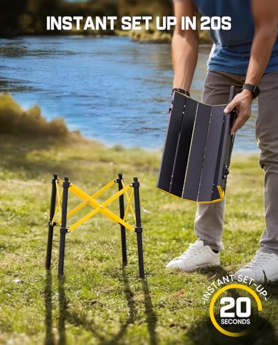 Image of FanttikOutdoor Zeta V11 Pro Camping Table, Portable Folding Roll Up Table with Lightweight Aluminum Top & Carry Bag for Camping, BBQ, Tailgating Party, Picnic, Backyard, Small