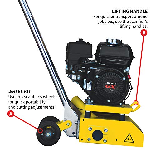Tomahawk Power TSCAR‐8H + TSCAR6TCC Tomahawk 8 Inch Concrete Scarifier Road Planer Asphalt Grinder thumb #7