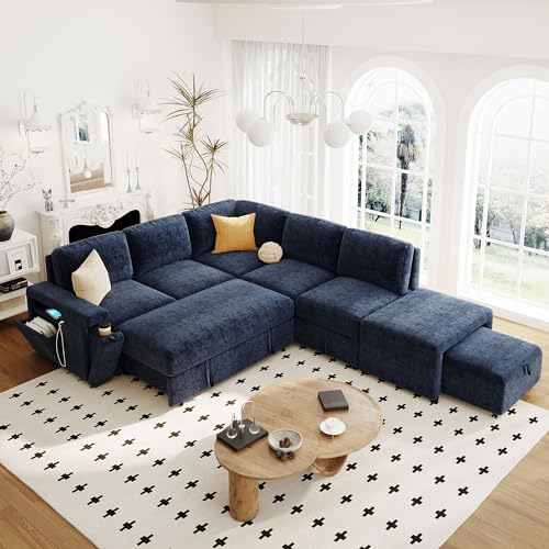 Merax L-Shaped Modular Sectional Sofa with Removable...