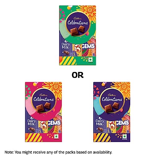 Image of Cadbury Celebrations Assorted Chocolate Gift Pack, 64.2G- Pack Of 8 & Celebrations Assorted Chocolate Gift Pack, 136.7 Grams - Pack Of 4
