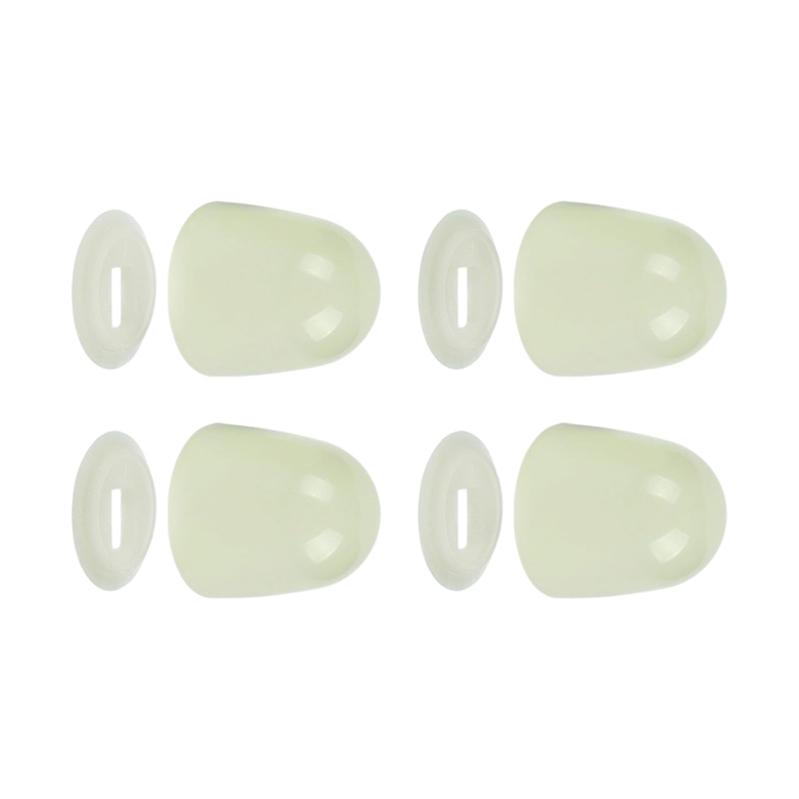 2 / 4Pcs Universals Luminously Toilet Bolt Covers Toilet Accessories Decorative Cover Bowl Push-on Bolt Screw Caps Anchors Screw Caps Decoration