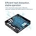 immagine 4Mini PC Fanless Intel Celeron N4000 (up to 2.6GHz) 4GB DDR/64GB eMMC Mini Desktop Computer Windows 10 Pro HDMI and VGA Port 2.4/5.8G WiFi BT4.2 3xUSB3.0 Support Linux,NGFF 2242 SSD