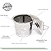 Chefast Tea Infuser for Loose Tea Set 1 Large and 2 Single Infusers & Scoop with Bag Clip - Reusable Tea Strainers & Steeper, Diffusers for Brew, Tea, Spices & Seasonings. Satisfaction Guarantee