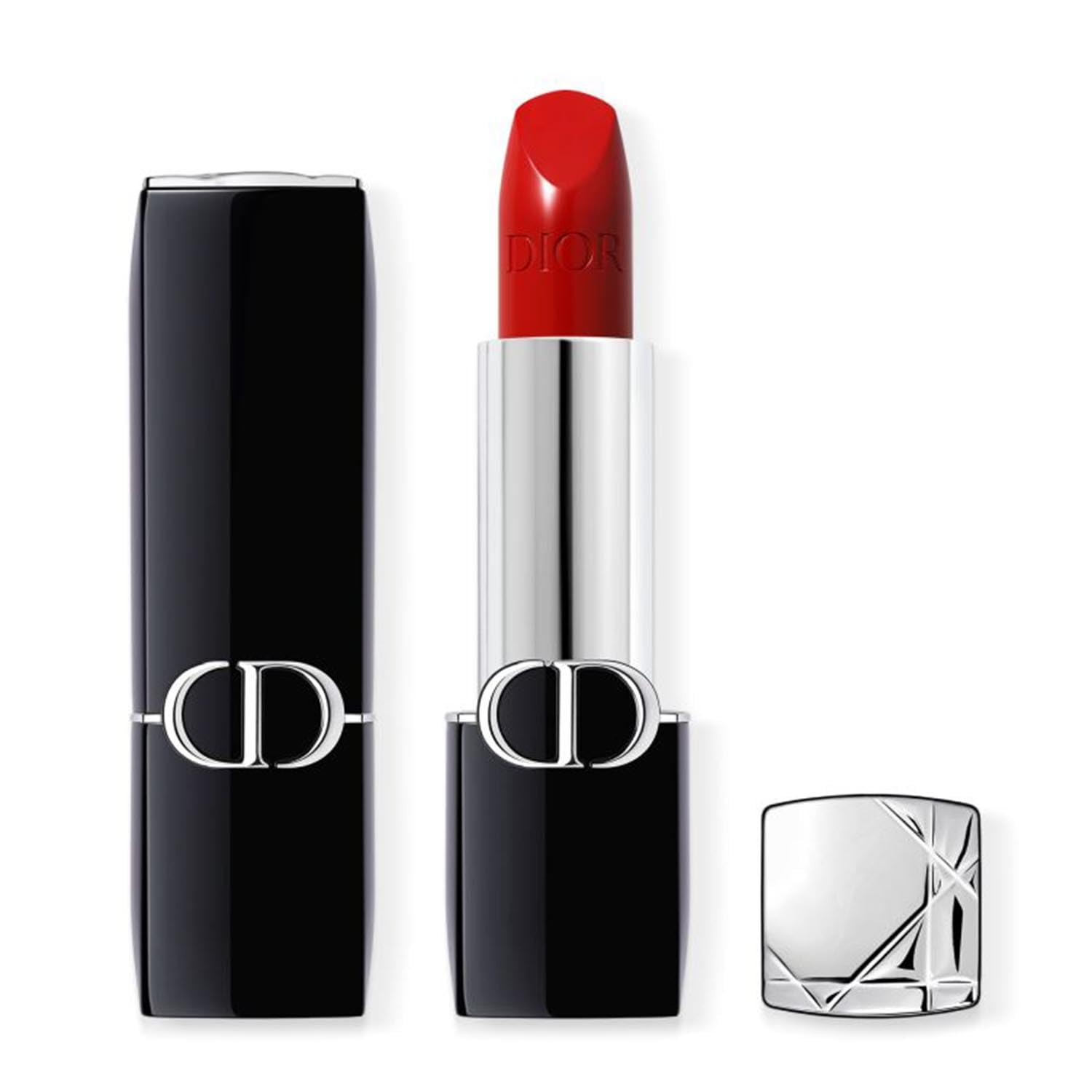 Christian Dior Rouge  - Rossetto Colore Couture – Finish Velvet E Satin – Trattamento Floreale Idratante – Lunga Tenuta
