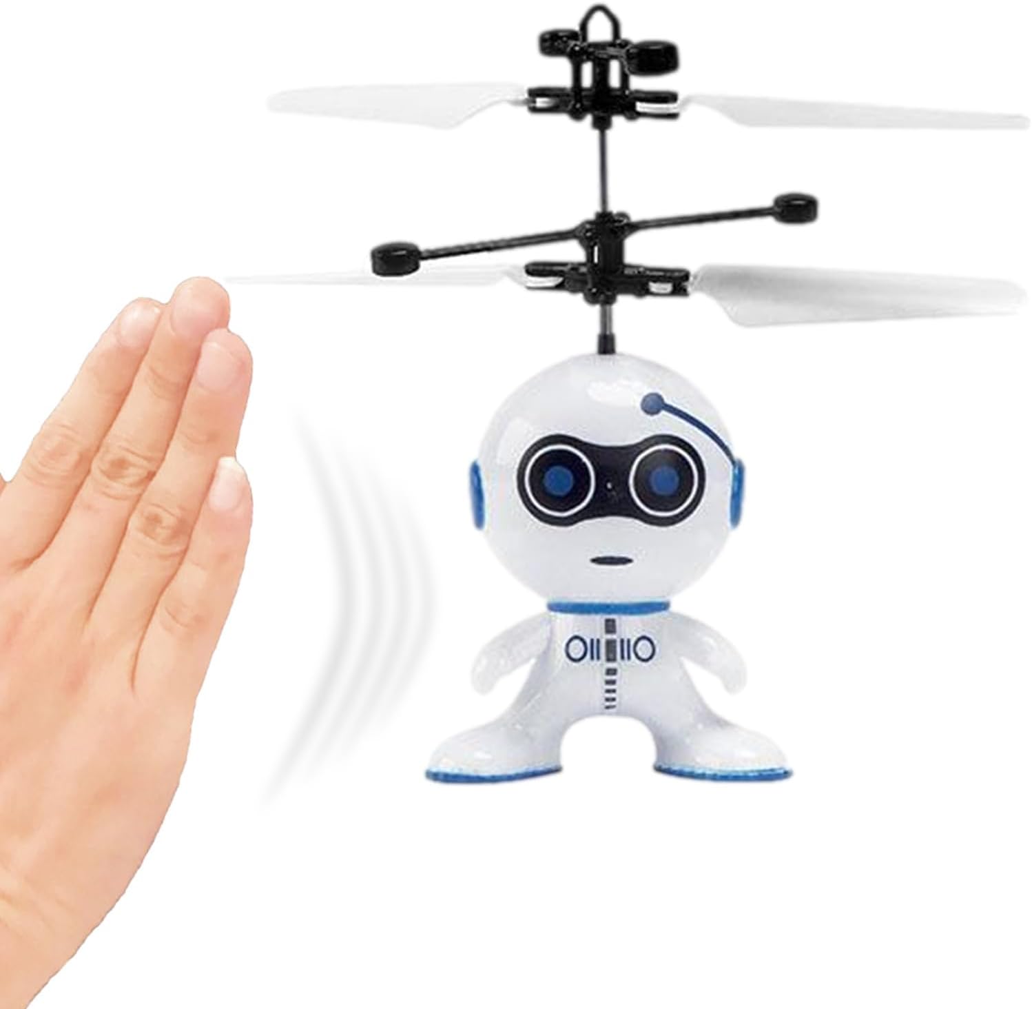 Flying Robot – Mini Drone 15x14.5x5cm | USB Rechargeable Remote Control Robot Toy | Flying Kids Toy For Boys And Girls Ages 14+ For Indoor Outdoor Play And STEM Learning
