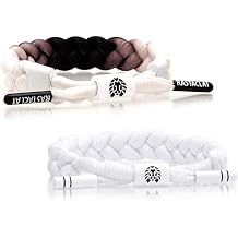 Rastaclat Original Braided Sheriff & Level 1 Adjustable Bracelets for Men & Women of All Ages | 2 Pack Medium/Large