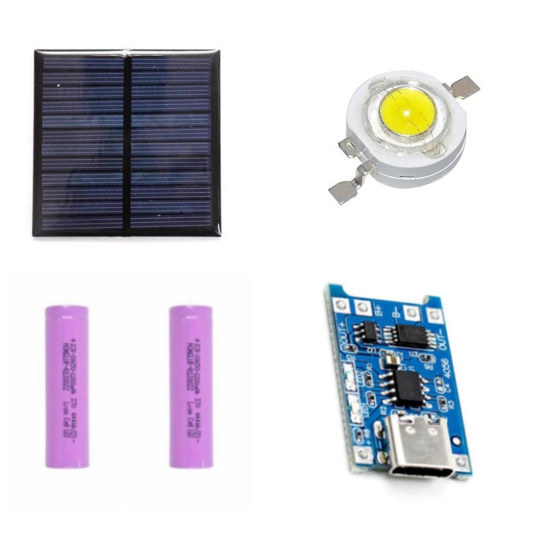 Luvik Combo of Solar Panel 5v- 100 mah, 70mm*70mm*01mm, Solar Panel in Square Shape + 20 pcs 1 watt Led + 2 * 1200 mah Cell + Type C Charging Module (B0CCDR3B92) Amazon Price History, Amazon Price Tracker
