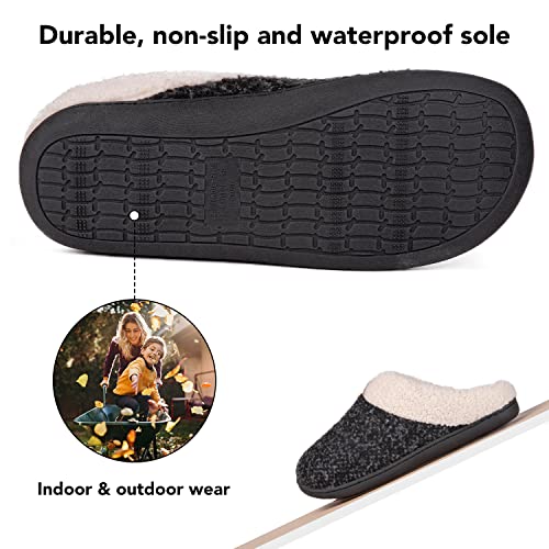 fleece lined house shoes