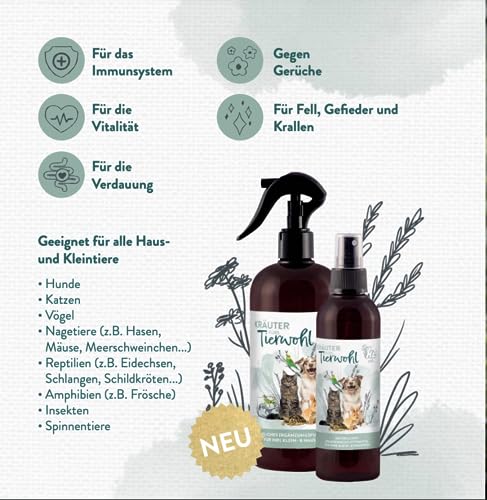 KE-pet Kräuter fürs Tierwohl 500ml, 50 fermentierte Bio-Kräuter, für Hunde und Kleintiere