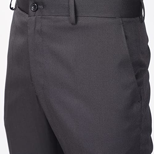 Image of Blackberrys Men Polyester Solid Slim Burgundy Peak Suit