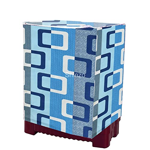 Image of Woah Washing Semi Automatic Washing Machine Cover Suitable for 5 Kg to 8 Kg Blue Box Top Load Washing Machine Cover | Dustproof Durable Cover
