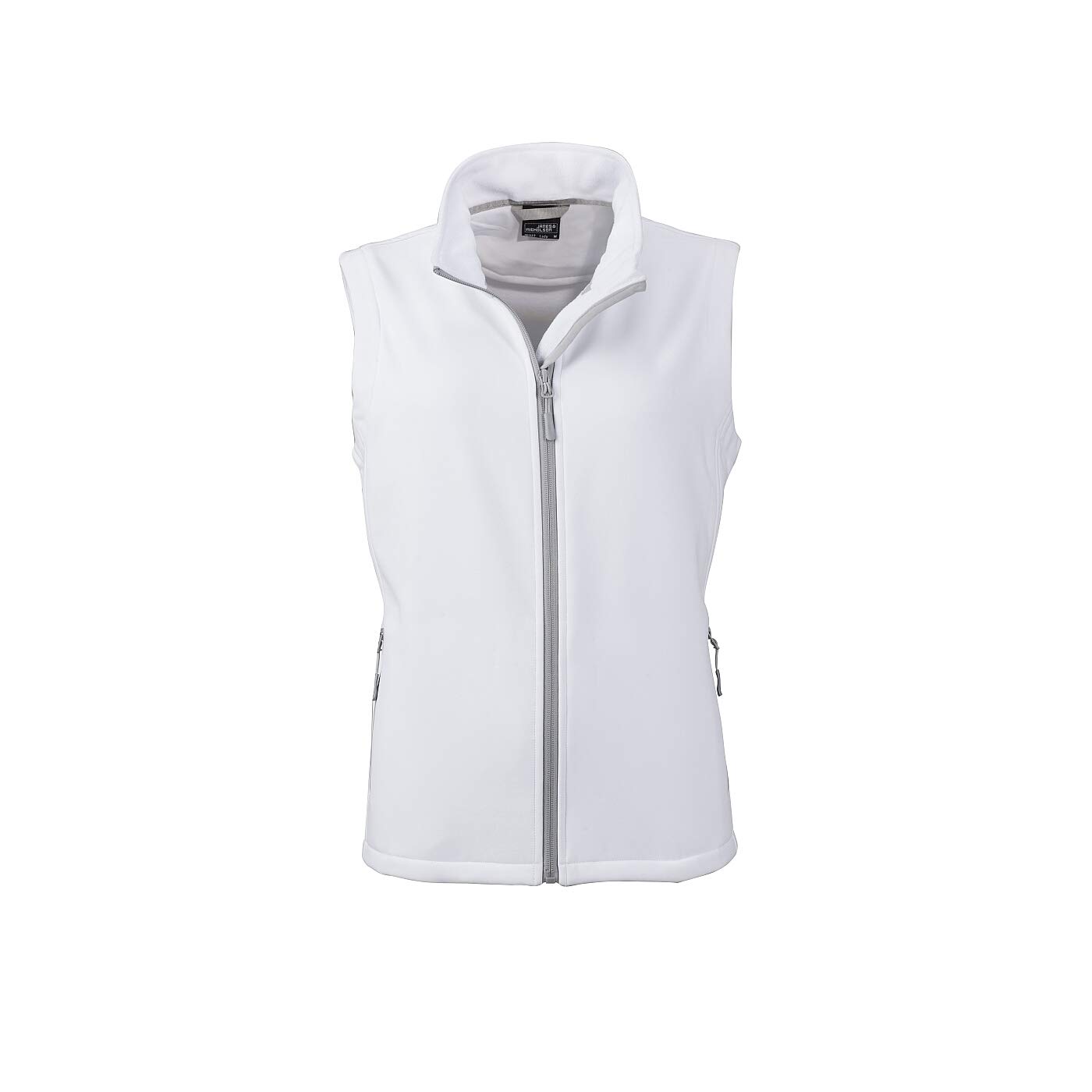 James & Nicholson Women's White/White - Ladie's Softshell Vest And Leisure (Xxl, )