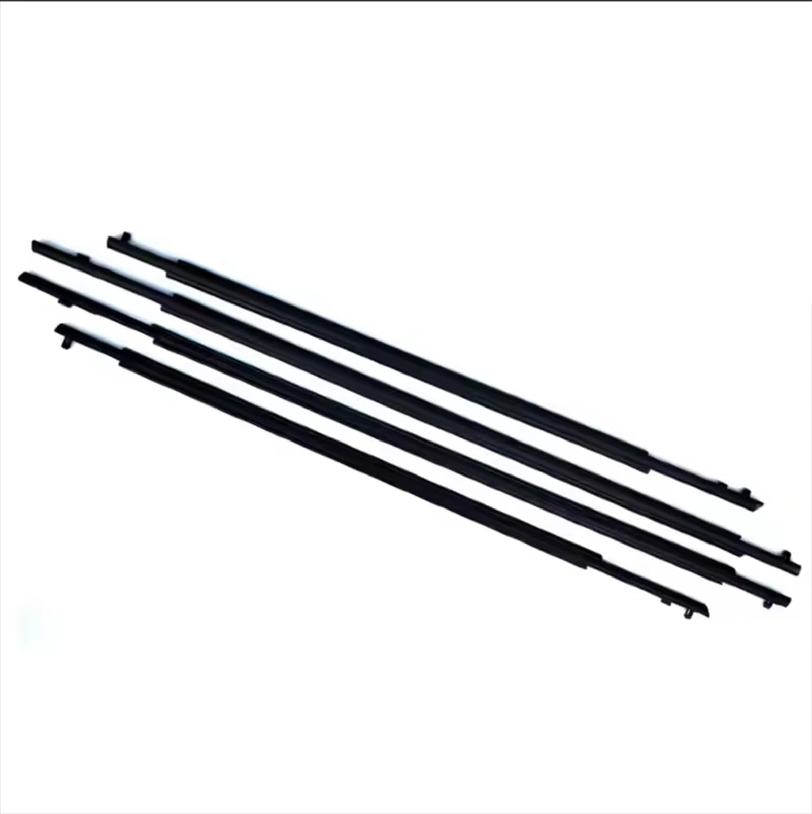 Pbqenxb One Color For Toyota For Prius 2009-2015 75720-47021 4 X Black Car Rubber Weatherstrip Glass Window Molding Trim Seal Belt Outer Window Weatherstrip