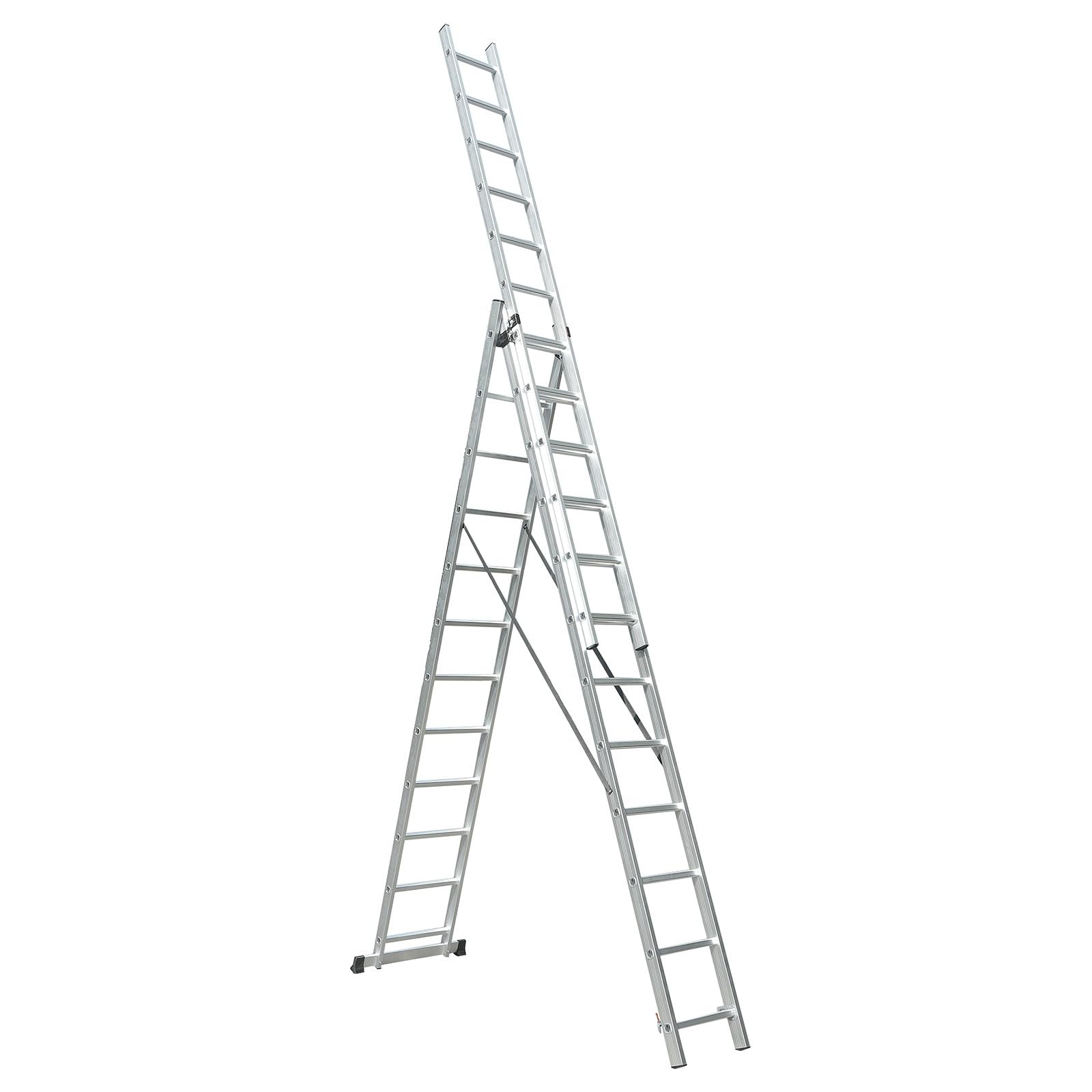 UP Echelle Transformable en Aluminium coulissante Extensible 3 Plans 12 marches