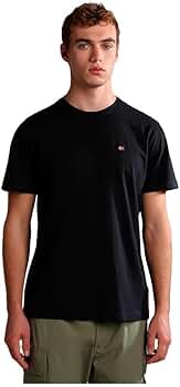 Napapijri Men's Salis T-Shirt, Black, M at Amazon Men's