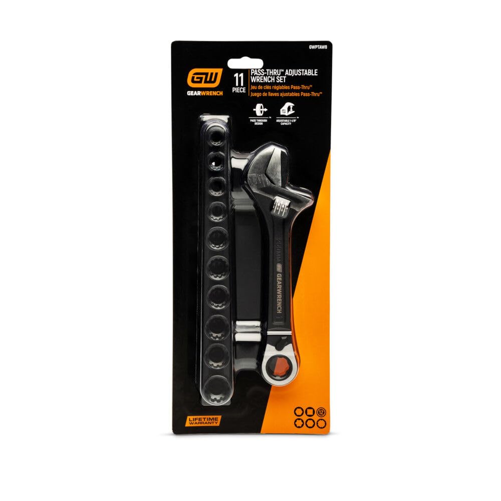 GEARWRENCH GWPTAW8 Jeu de 11 clés à molette