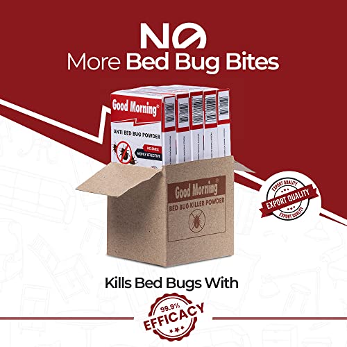 Good Morning Bed Bug Killer Powder Concentrate, Makes 5 Liters Spray (Pack of 5) (Image - 5)