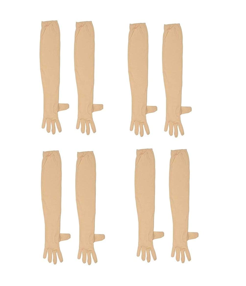 Qraftink® UNISEX Cotton Full Hand Protective Summer Gloves, Protection from Sun burns//Dust//Pollution while driving/biking free size (pack of 4 beige color glove) (B089D6DZSW) Amazon Price History, Amazon Price Tracker