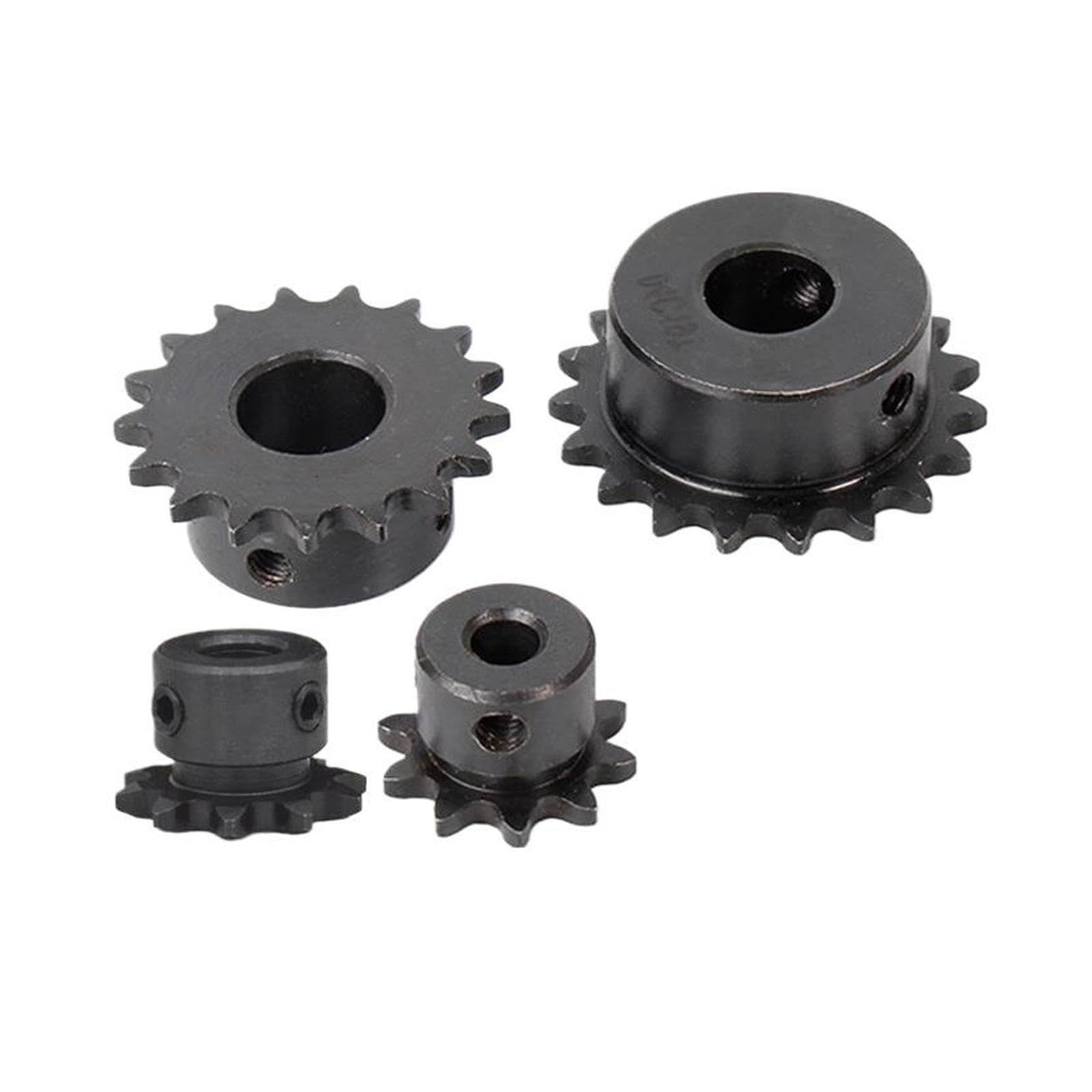 1 Stück Nr. 25 Kettenrad 9–10 Zähne, 5–10 Mm Bohrung, 6,35 Mm Teilung