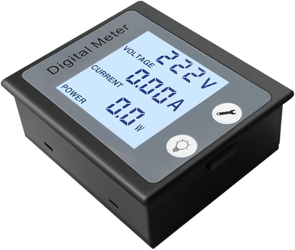 Amazon.co.jp: マルチメーター 電圧/電流/電力/電力量 AC 80-260V 100A