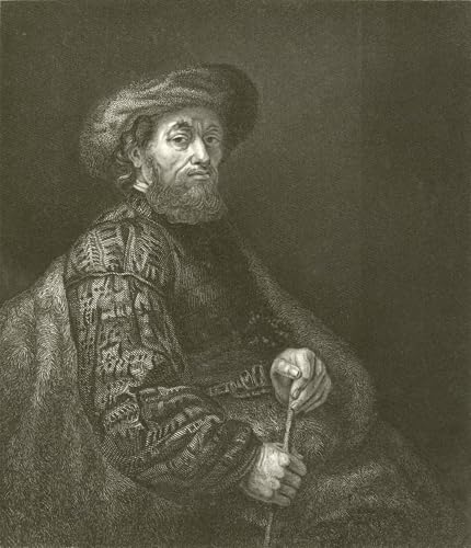 Póster de Rembrandt para salón: elegante cuadro en lienzo de arte clásico, 60 x 90 cm