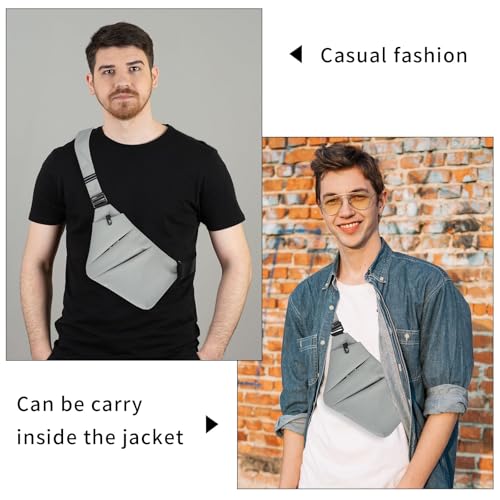 Lightweight Sling Bag, Anti Theft Crossbody Bags for Women Men Casual Shoulder Crossbody Sport Travel Hiking Bag2