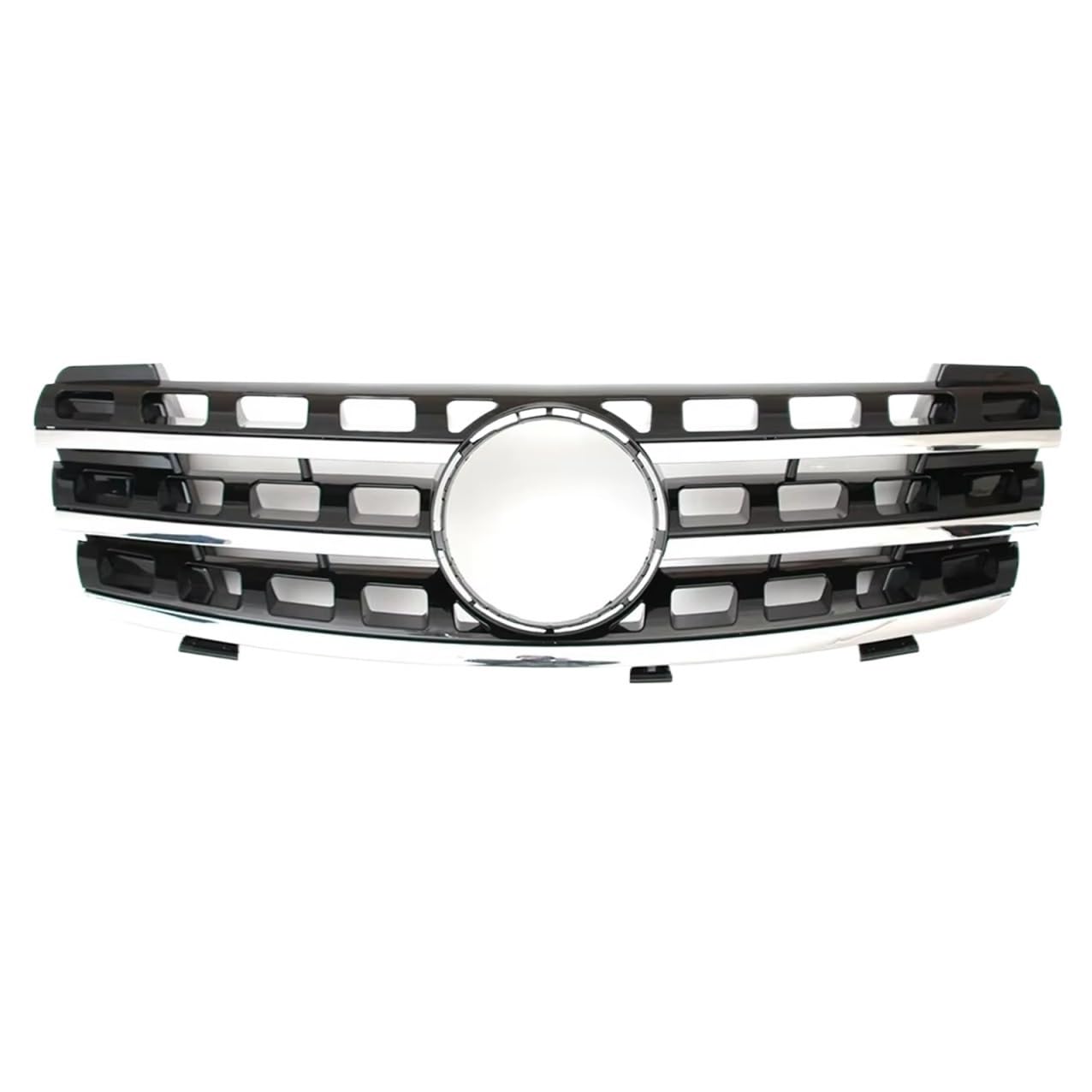 Calandre pour Benz ML W164 style diamants chrome black avec grille de course robuste - 7