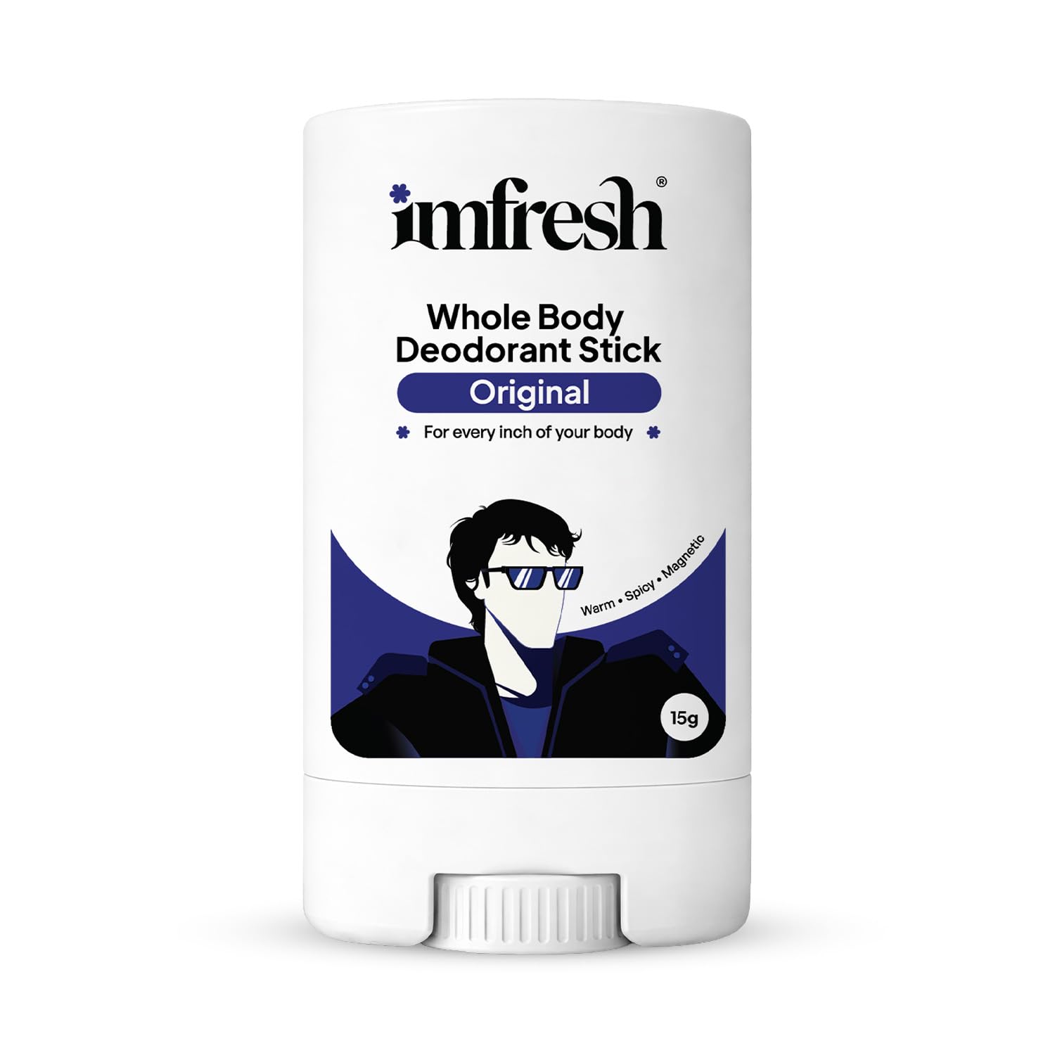 imfresh Original Whole Body Deodorant Stick for Men | Warm, Spicy, Magnetic Fragrance | Long Lasting Odour Protection | No Aluminium, Dermatologically Tested | As Seen on Shark Tank India, 12g-image-8