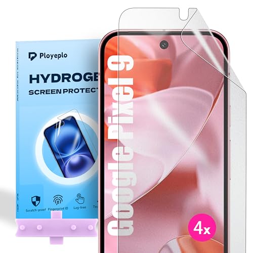 Ployeplo [4 sztuki matowej hydrożelowej folii do Google Pixel 9, odporna na matowienie, odporna na zarysowania, matowa folia ochronna na ekran [odporna na odciski palców] [elastyczna folia]