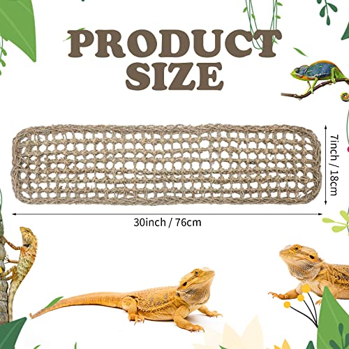 image for Silkfly 2 Pieces Bearded Dragon Hammock Lizard Reptile Climbing Lounge