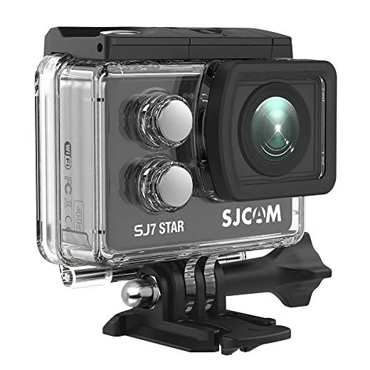 SJCAM SJ7 STAR 4K 12MP 2" Touch Screen Metal Body Gyro Waterproof Sports Action Camera Black