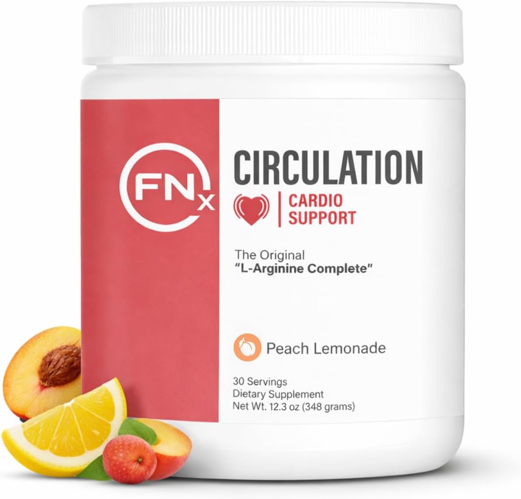 L-Arginine Complete, Peach Lemonade - 5000mg L Arginine, Nitric Oxide Booster, Natural Supplement, Increases Energy and Endurance