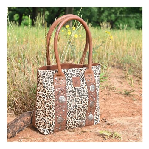 Bolso Tote con Estampado Leopardo Great Plains miniatura 6