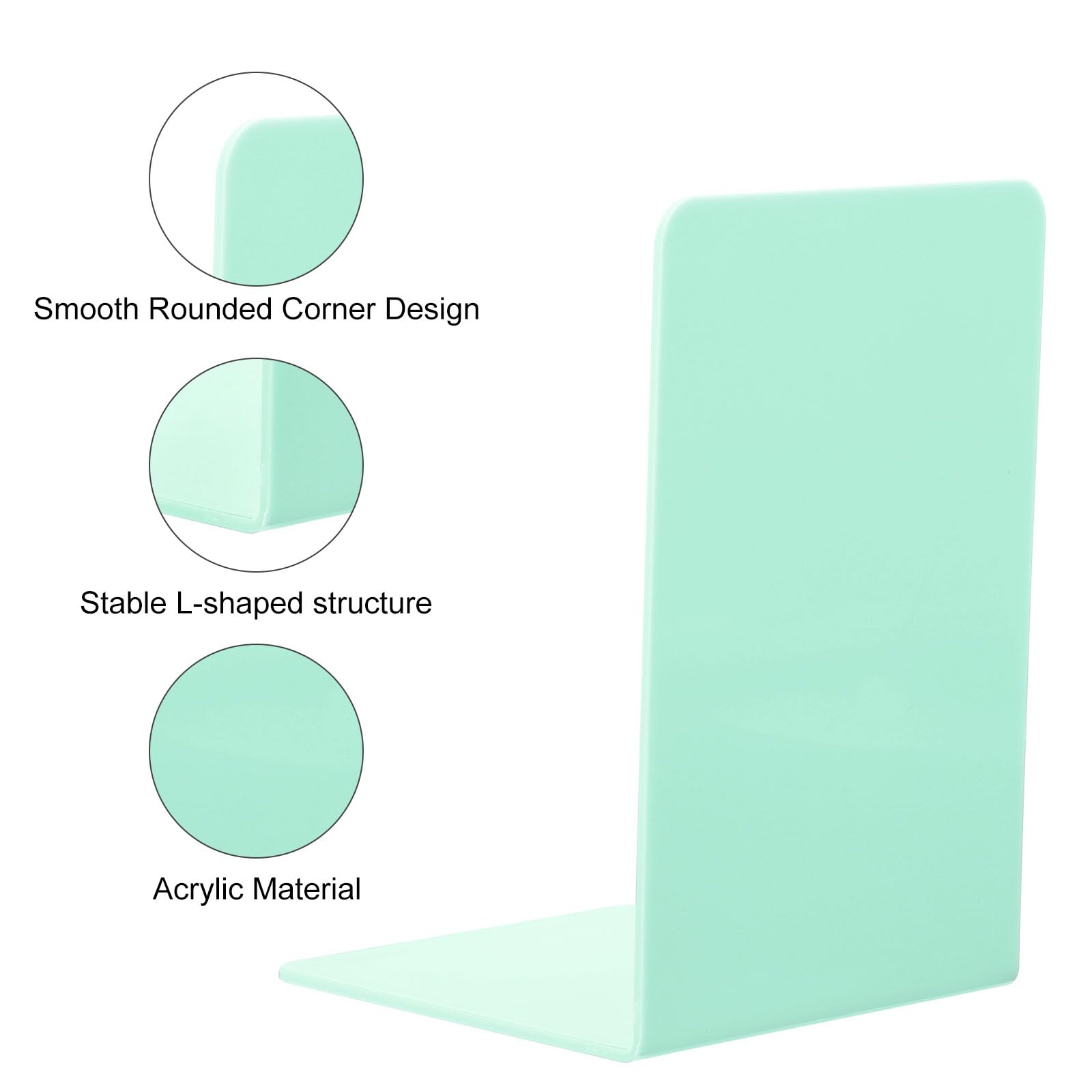 PATIKIL Acrylic Bookends - Image 4