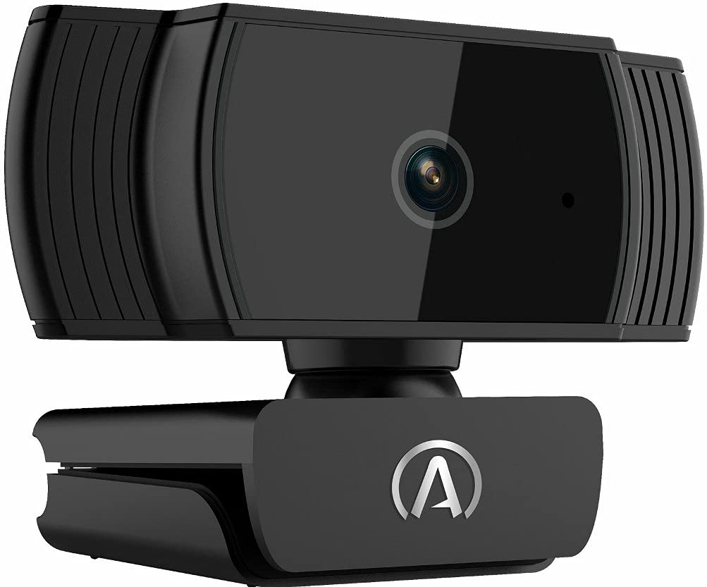 Andrea Communications W-300AF Full 1080P Webcam with Auto Focus and Desktop Tripod Included., Black