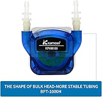 Vista 3 de Kamoer KPHM100-STB10 pequeña vida de alta precisión de bajo flujo bomba peristáltica 24V motor paso a paso bomba dosificadora líquida de servicio