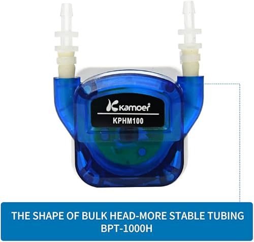 Miniatura 3 de Kamoer KPHM100-STB10 pequeña vida de alta precisión de bajo flujo bomba peristáltica 24V motor paso a paso bomba dosificadora líquida de servicio