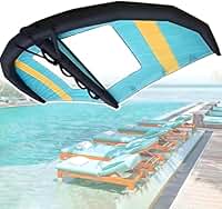 Vela portátil portátil para windsurf com janela – 4㎡, 5㎡, 6㎡, vela inflável de surfe para adultos, ideal para windsurf, kitesurf e esportes de tabuleiro