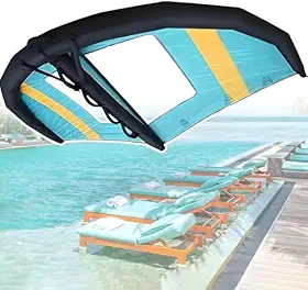 Vela portátil portátil para windsurf com janela – 4㎡, 5㎡, 6㎡, vela inflável de surfe para adultos, ideal para windsurf, kitesurf e esportes de tabuleiro