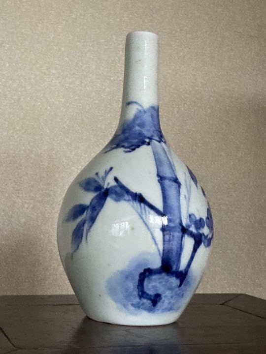 Amazon｜薩摩平佐焼 徳利 花瓶 染付 古伊万里 鍋島 平戸 九谷 織部